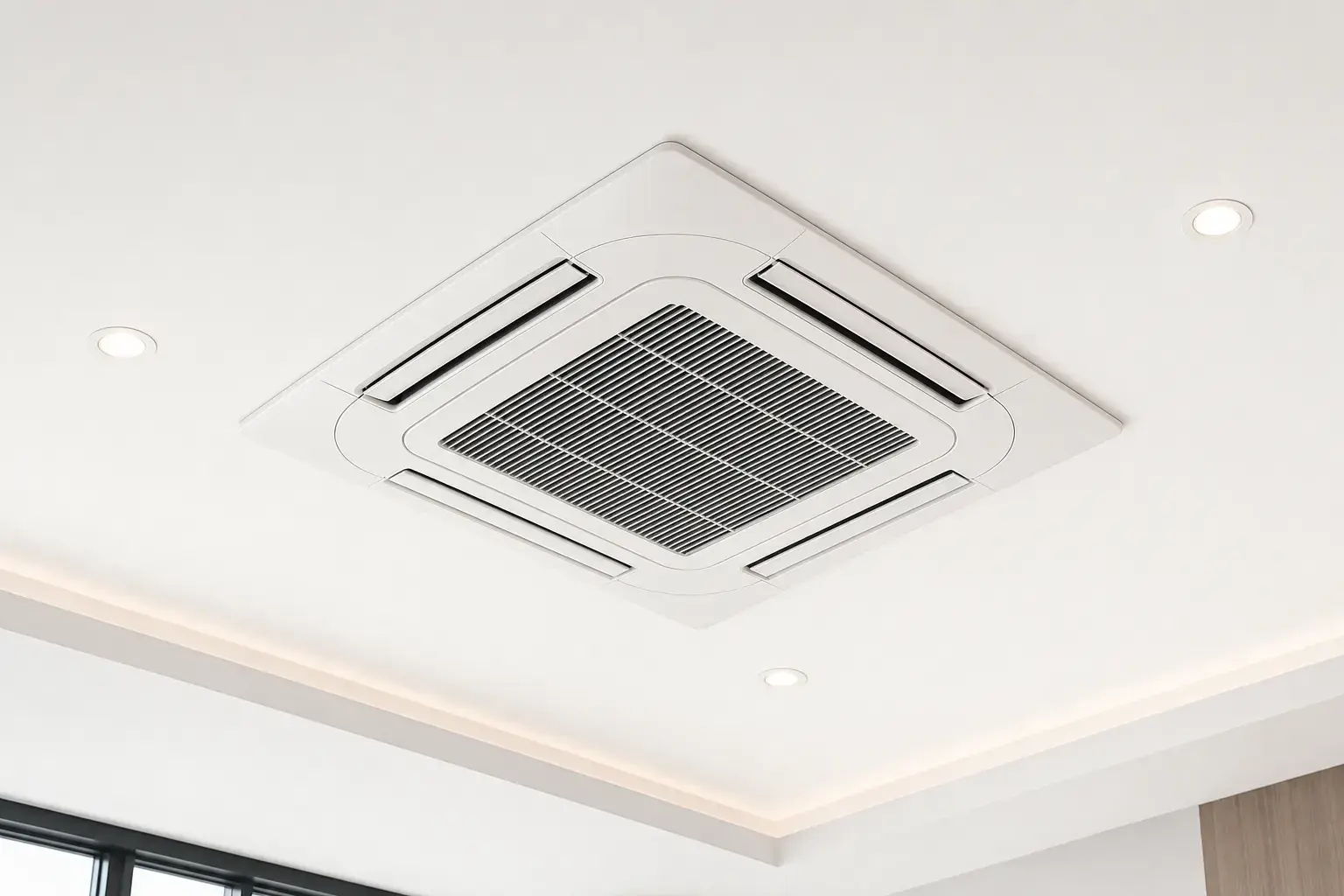 Cassette de plafond en tertiaire